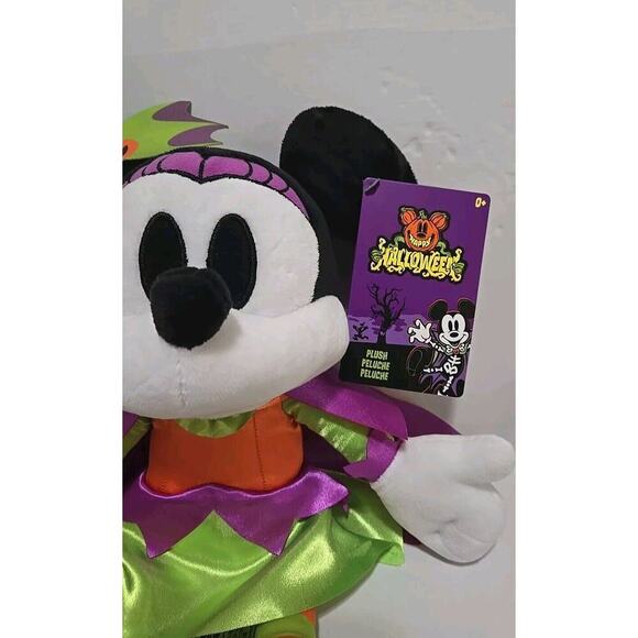 Mickey Mouse & Minnie Mouse Plush 16" Tall Each -Disney Parks 2024 Halloween Set - Picture 2 of 9
